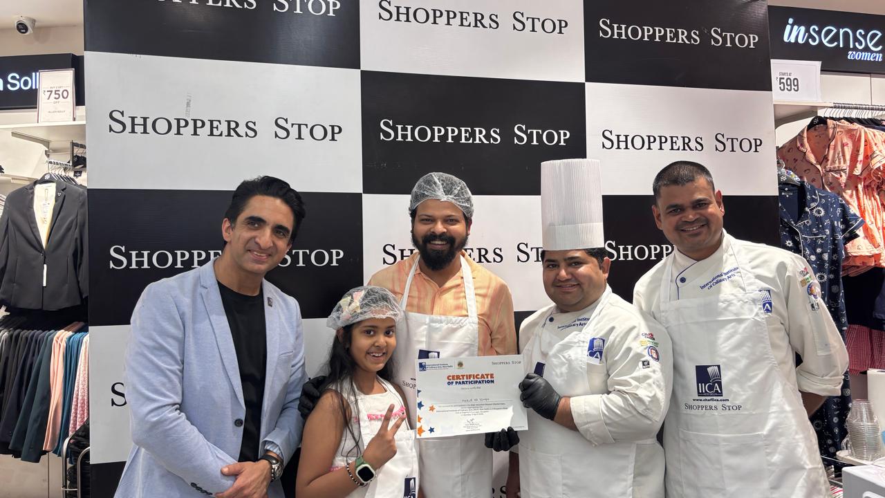 IICA Hosts Kids Gourmet Dessert Masterclass at Shoppers Stop, Gurugram